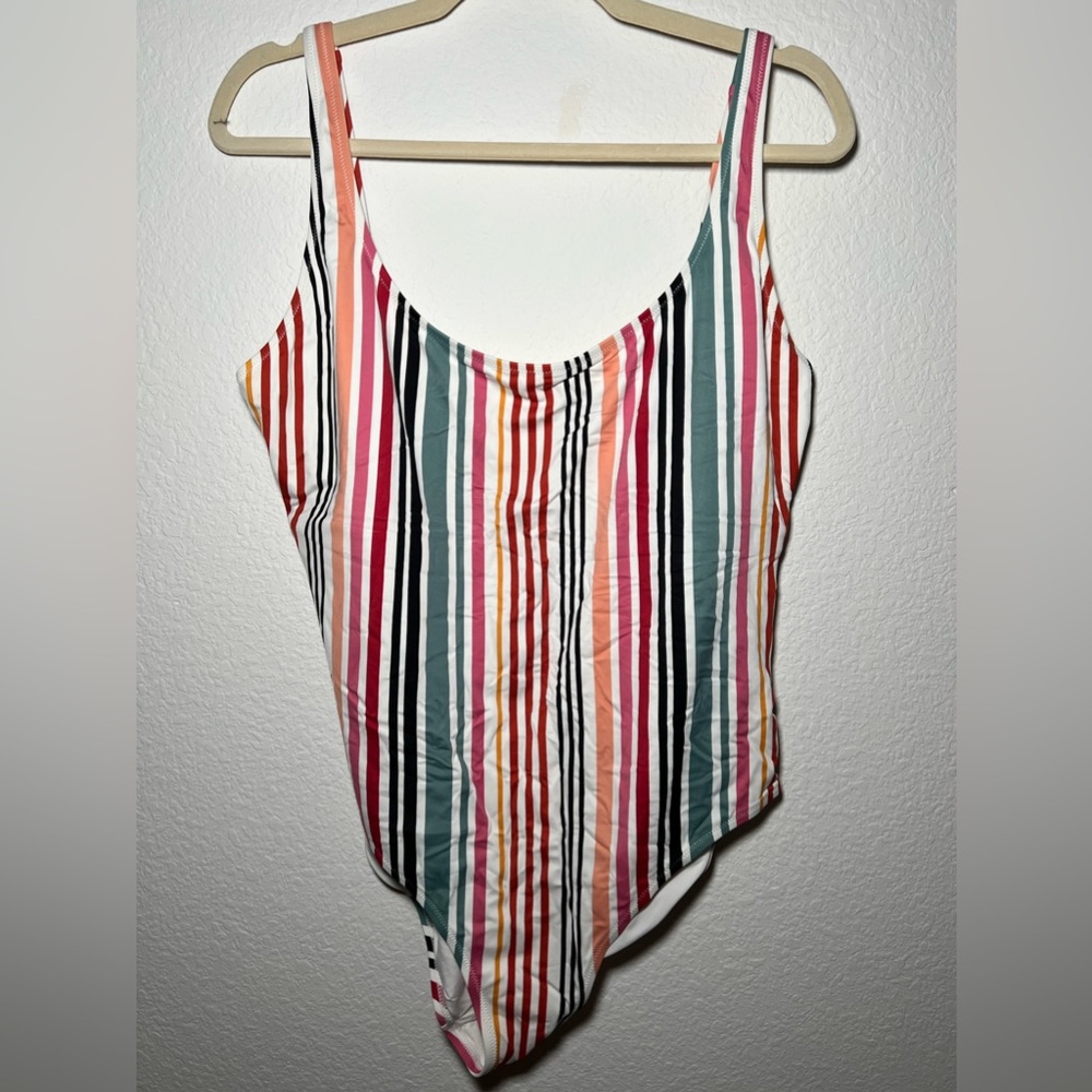 Madewell Striped One-piece Swimsuit